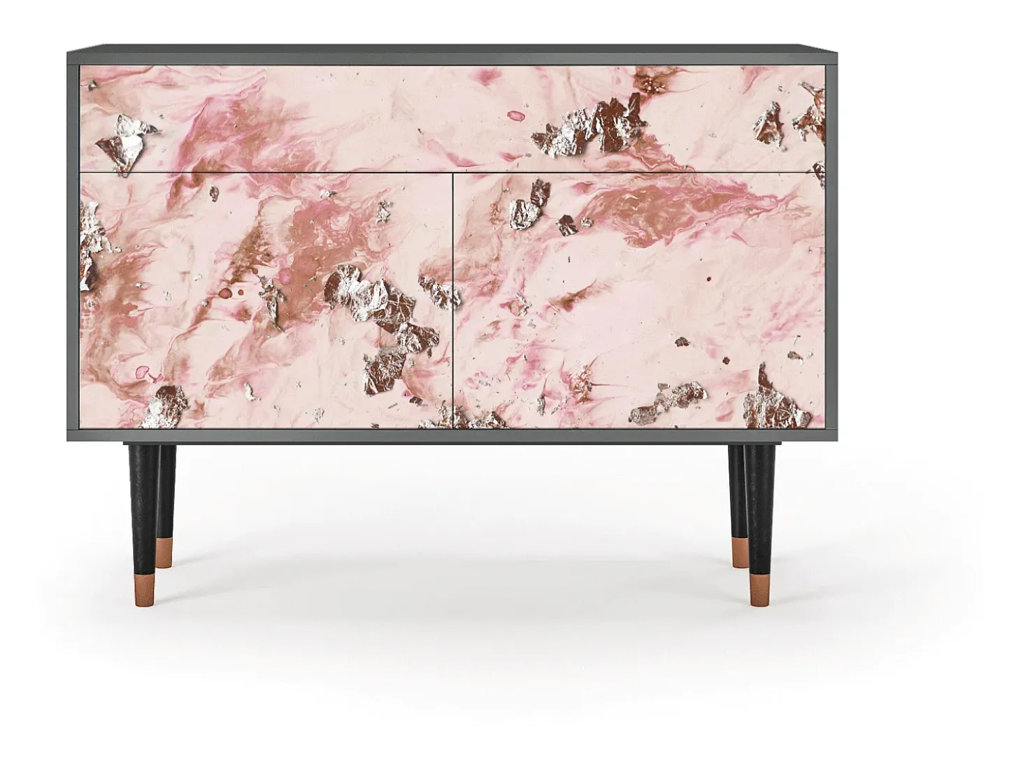 Aparador - 115x85x48 cm - BS4 - Cotton Candy, Antracita