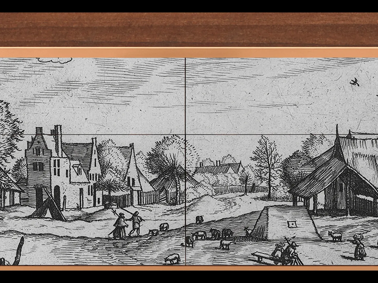 Aparador - 115x85x48 cm - BS4 - Country Village, Nogal