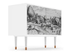 Aparador - 115x85x48 cm - BS4 - Country Village, Blanco