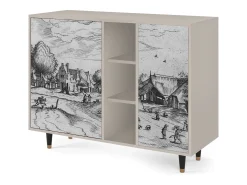 Aparador - 125x98x48 cm - BS2 - Country Village, Arena