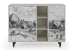 Aparador - 125x98x48 cm - BS2 - Country Village, Arena
