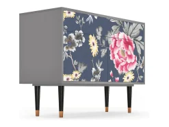 Aparador - 115x85x48 cm - BS4 - Dark Flower Bed, Gris