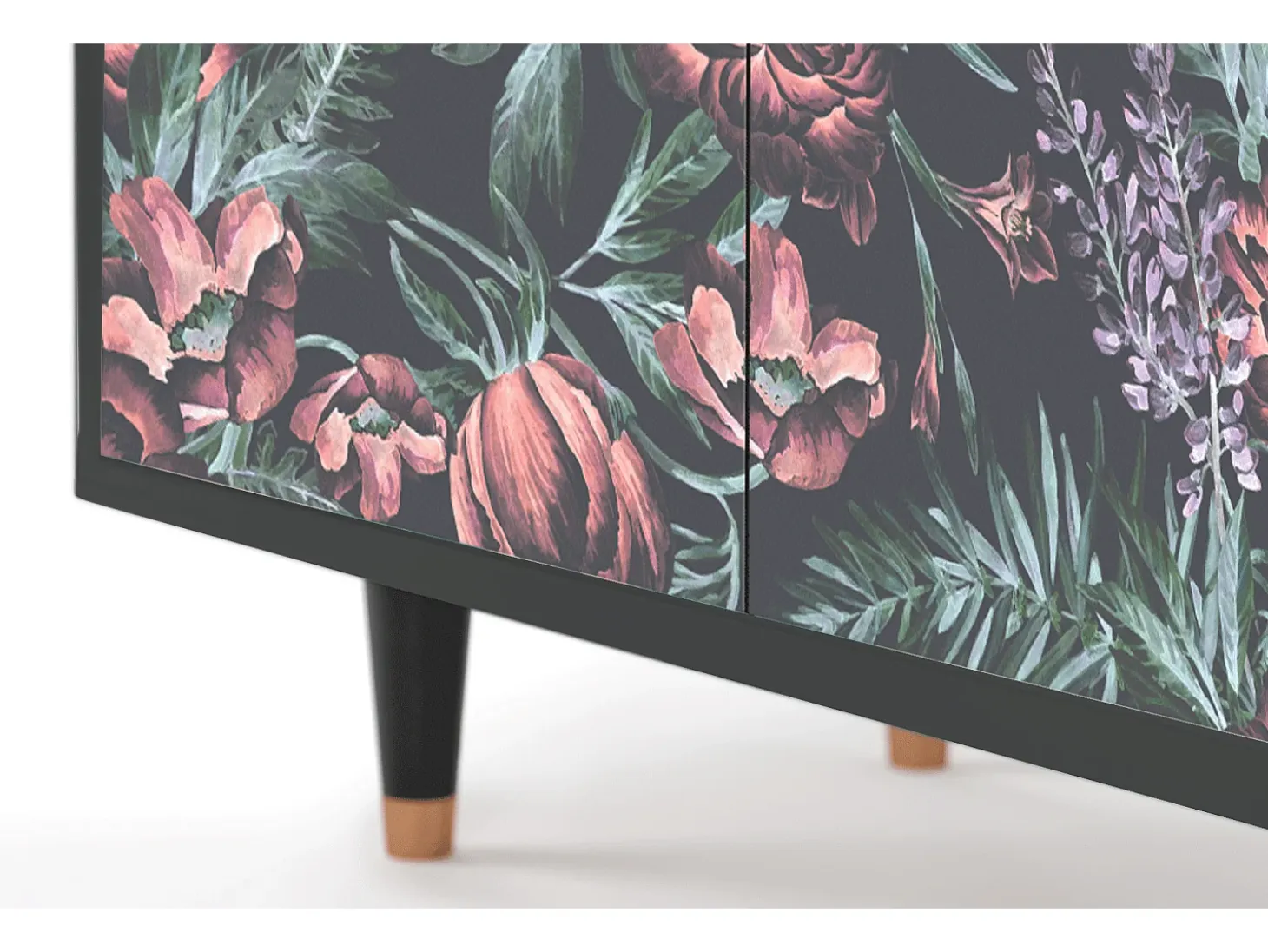 Aparador - 94x96x48 cm - BS3 - Dark Peonies, Antracita