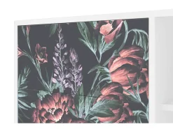 Aparador - 125x98x48 cm - BS2 - Dark Peonies, Blanco