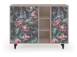 Aparador - 125x98x48 cm - BS2 - Dark Peonies, Latte