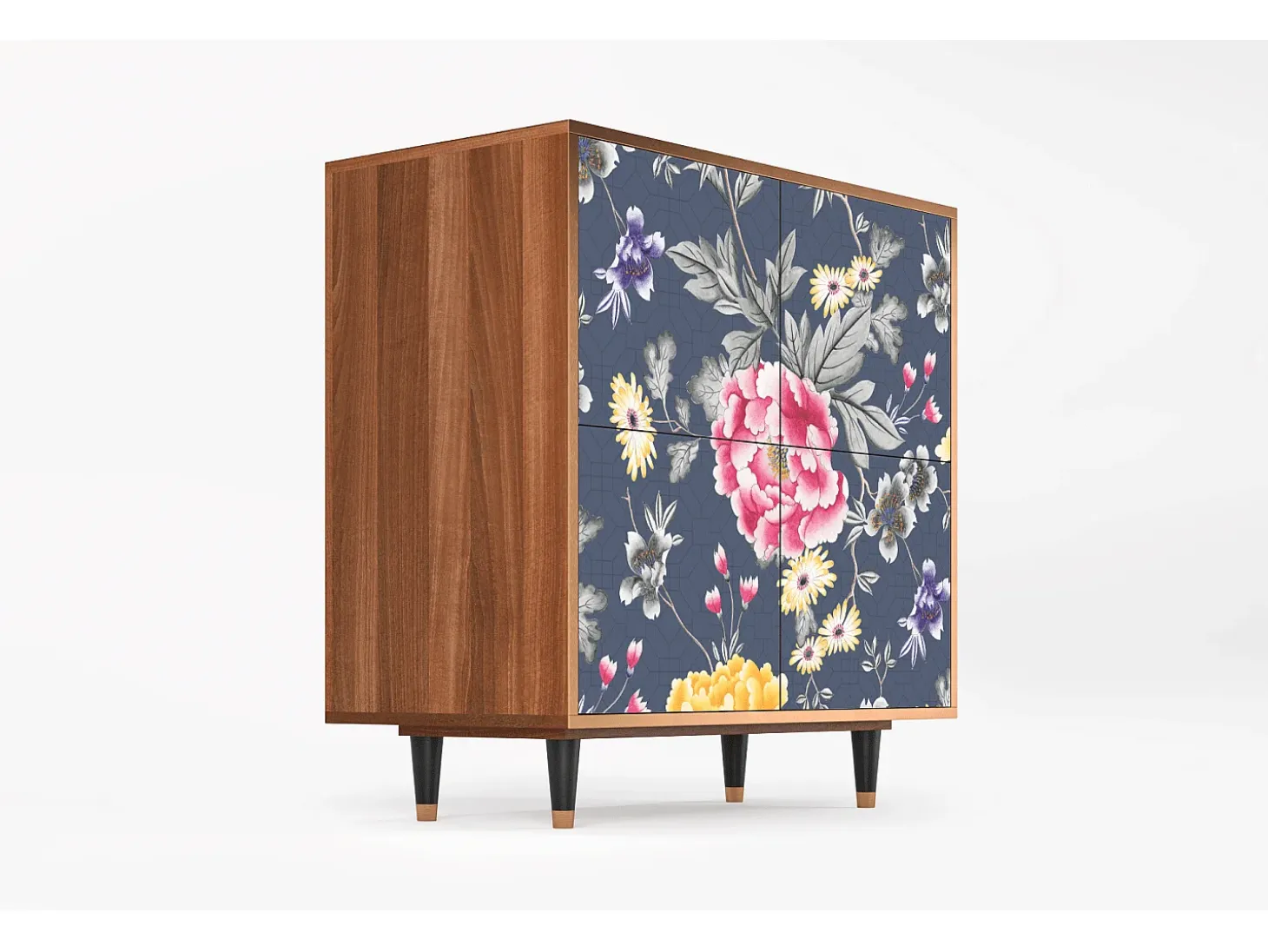 Aparador - 94x96x48 cm - BS3 - Dark Flower Bed, Nogal