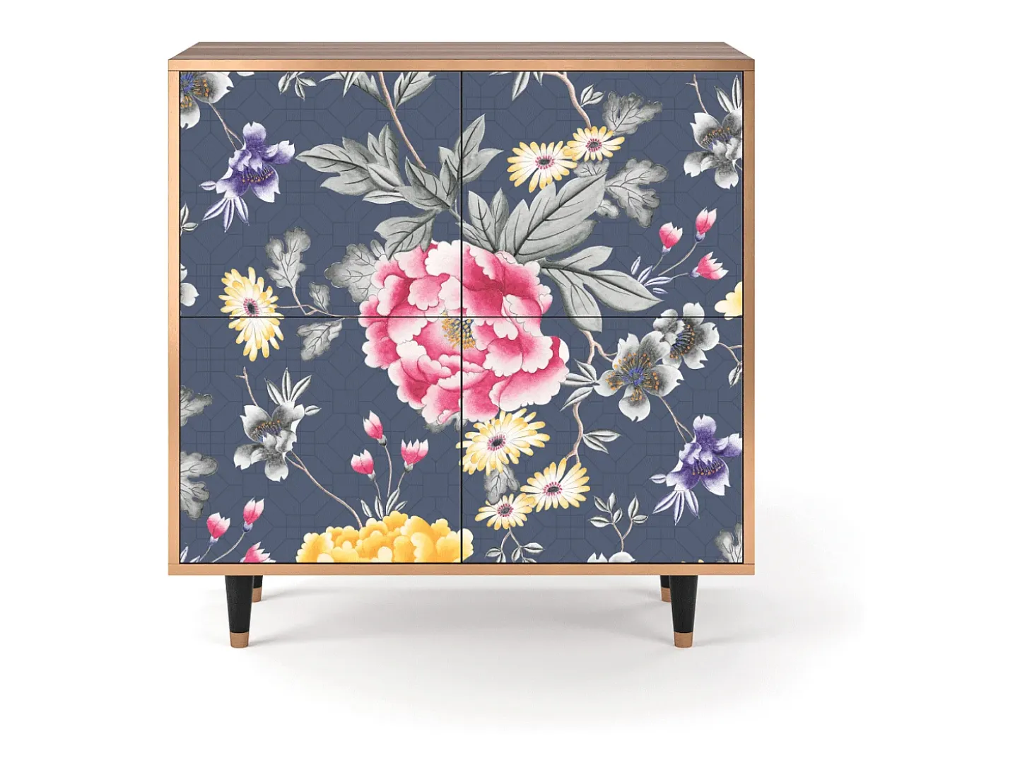 Aparador - 94x96x48 cm - BS3 - Dark Flower Bed, Nogal