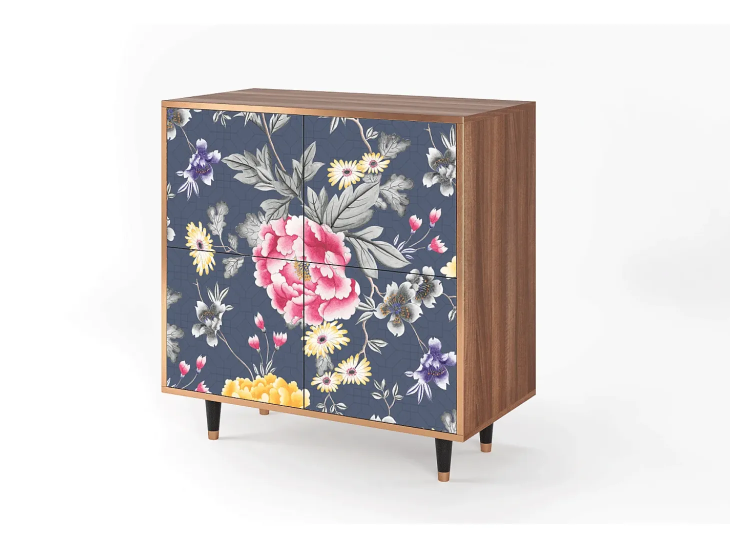 Aparador - 94x96x48 cm - BS3 - Dark Flower Bed, Nogal