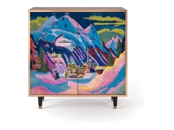 Aparador - 94x96x48 cm - BS3 - Davos Winter, Nogal