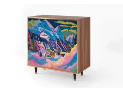 Aparador - 94x96x48 cm - BS3 - Davos Winter, Nogal