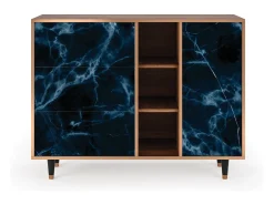 Aparador - 125x98x48 cm - BS2 - Deep Ocean, Nogal