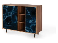 Aparador - 125x98x48 cm - BS2 - Deep Ocean, Nogal