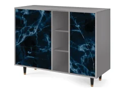 Aparador - 125x98x48 cm - BS2 - Deep Ocean, Gris