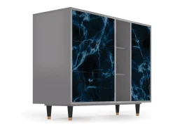 Aparador - 125x98x48 cm - BS2 - Deep Ocean, Gris