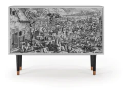 Aparador - 115x85x48 cm - BS4 - Departure, Gris