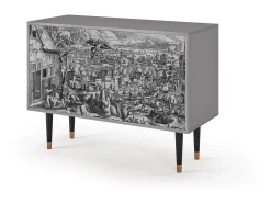 Aparador - 115x85x48 cm - BS4 - Departure, Gris
