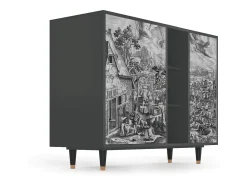 Aparador - 125x98x48 cm - BS2 - Departure, Antracita