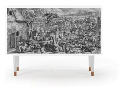 Aparador - 115x85x48 cm - BS4 - Departure, Blanco