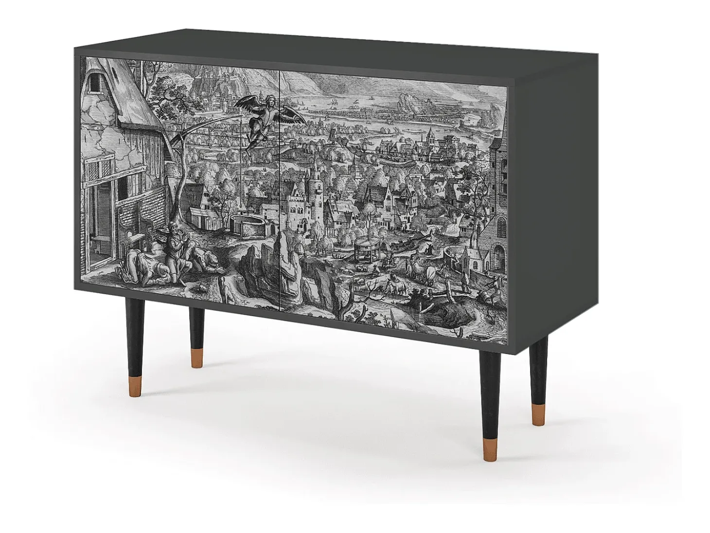 Aparador - 115x85x48 cm - BS4 - Departure, Antracita