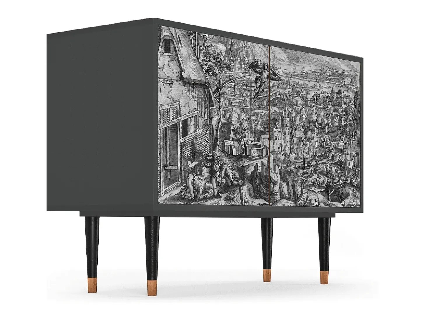 Aparador - 115x85x48 cm - BS4 - Departure, Antracita