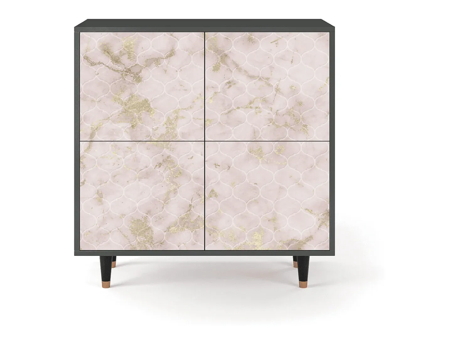 Aparador - 94x96x48 cm - BS3 - Dirty Roses, Antracita