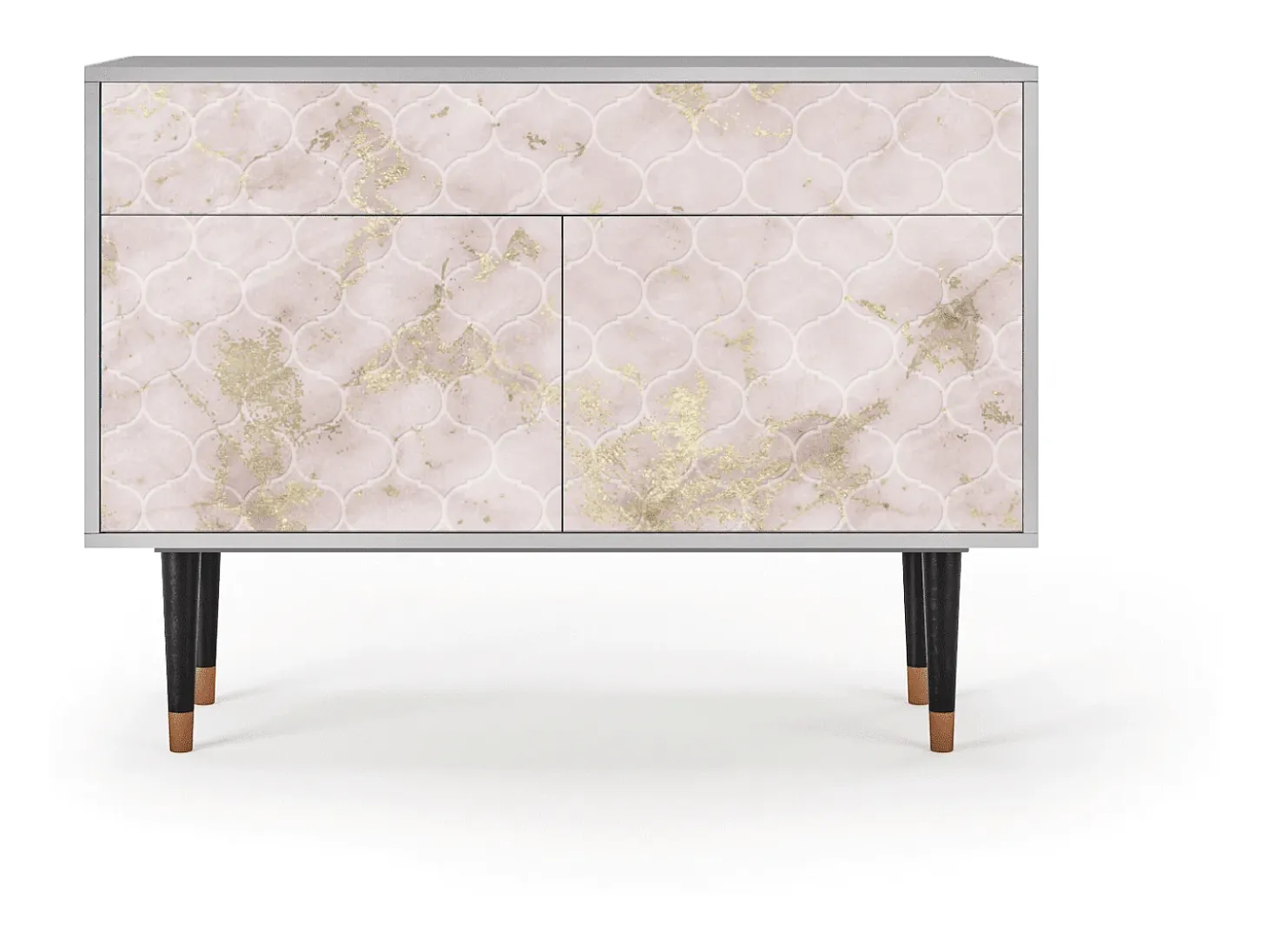 Aparador - 115x85x48 cm - BS4 - Dirty Roses, Gris