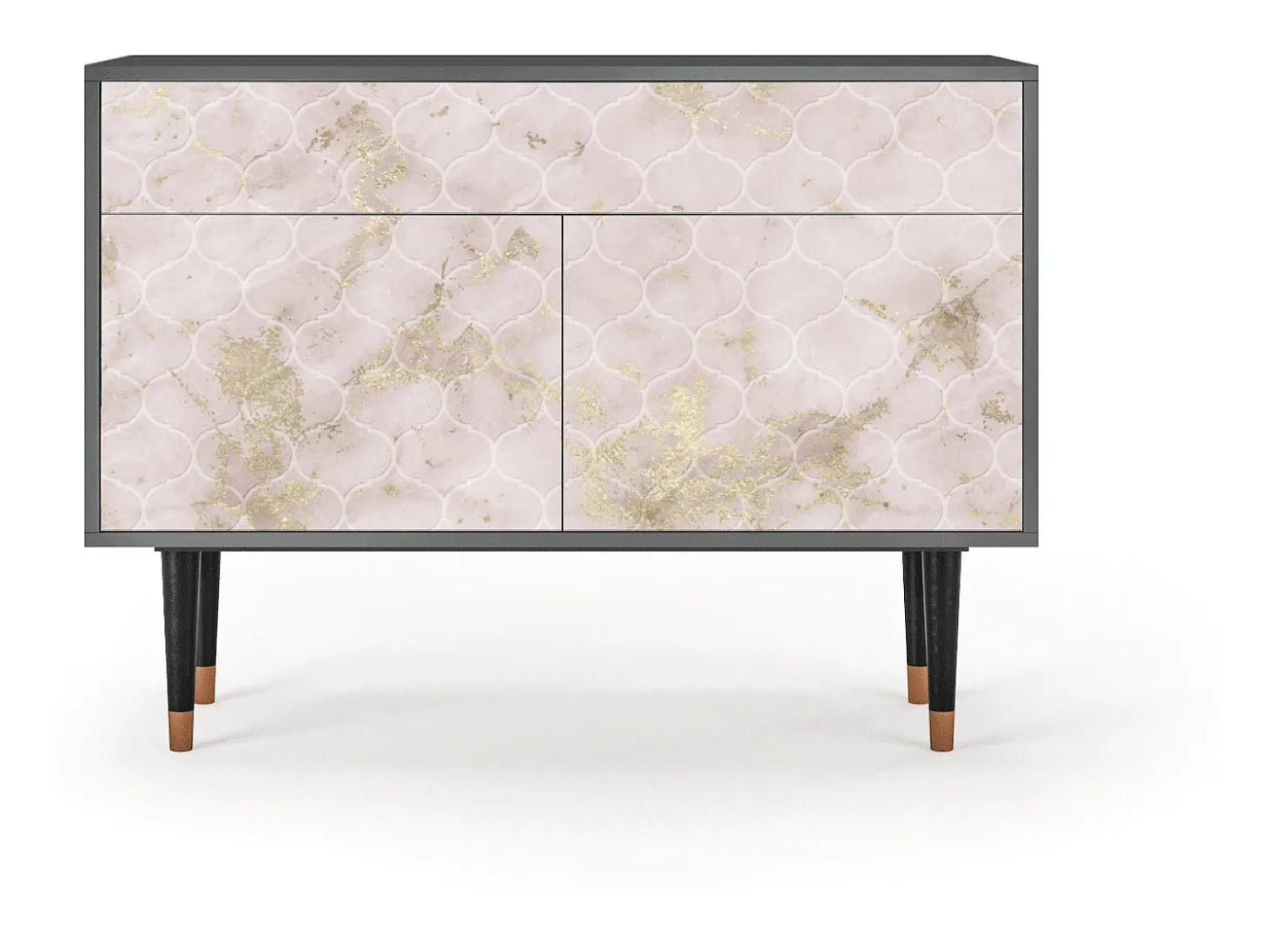 Aparador - 115x85x48 cm - BS4 - Dirty Roses, Antracita