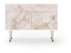 Aparador - 115x85x48 cm - BS4 - Dirty Roses, Blanco