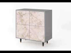 Aparador - 94x96x48 cm - BS3 - Dirty Roses, Gris