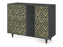 Aparador - 125x98x48 cm - BS2 - Egypt Triangles, Antracita