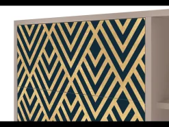 Aparador - 125x98x48 cm - BS2 - Egypt Triangles, Latte