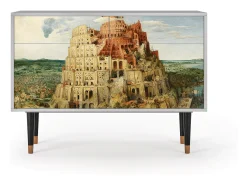 Aparador - 115x85x48 cm - BS4 - Elder The Tower, Gris