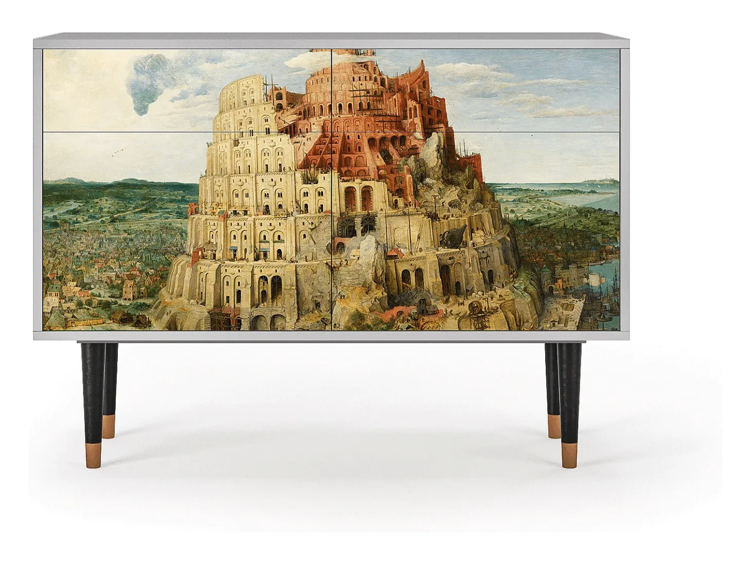 Aparador - 115x85x48 cm - BS4 - Elder The Tower, Gris