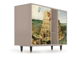 Aparador - 125x98x48 cm - BS2 - Elder The Tower, Latte