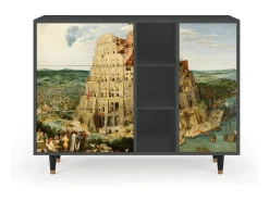 Aparador - 125x98x48 cm - BS2 - Elder The Tower, Antracita