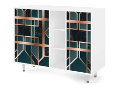 Aparador - 125x98x48 cm - BS2 - Emerald Metro, Blanco