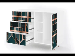 Aparador - 125x98x48 cm - BS2 - Emerald Metro, Blanco