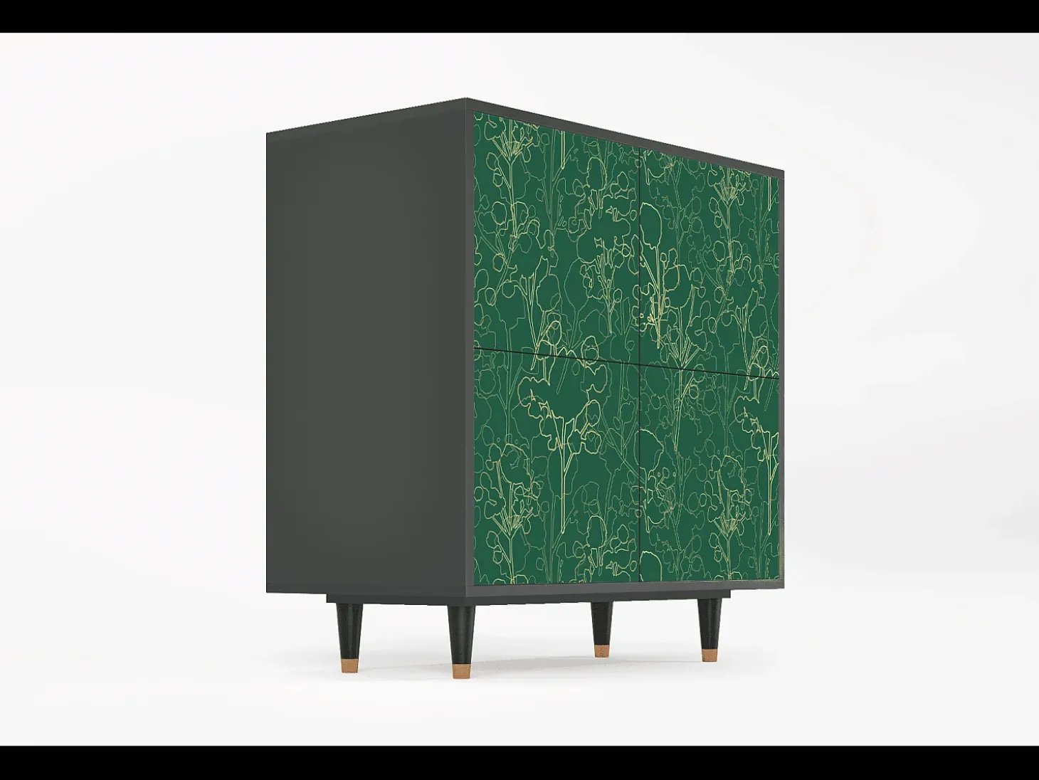 Aparador - 94x96x48 cm - BS3 - Emerald Forest, Antracita