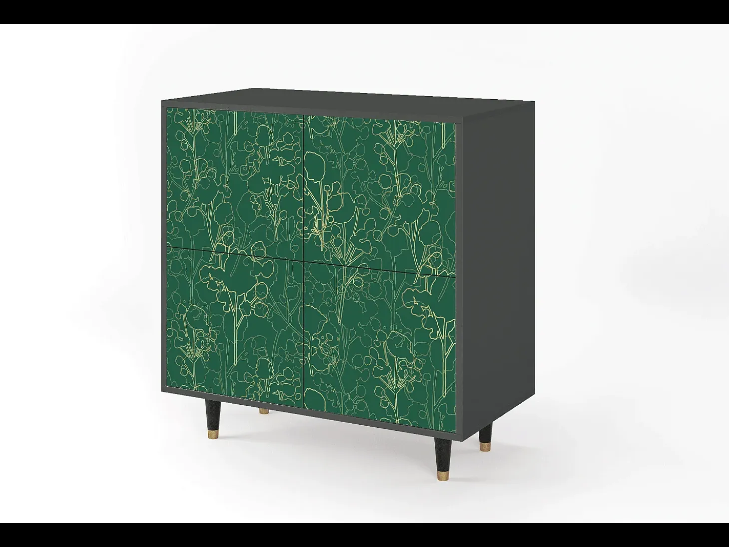 Aparador - 94x96x48 cm - BS3 - Emerald Forest, Antracita