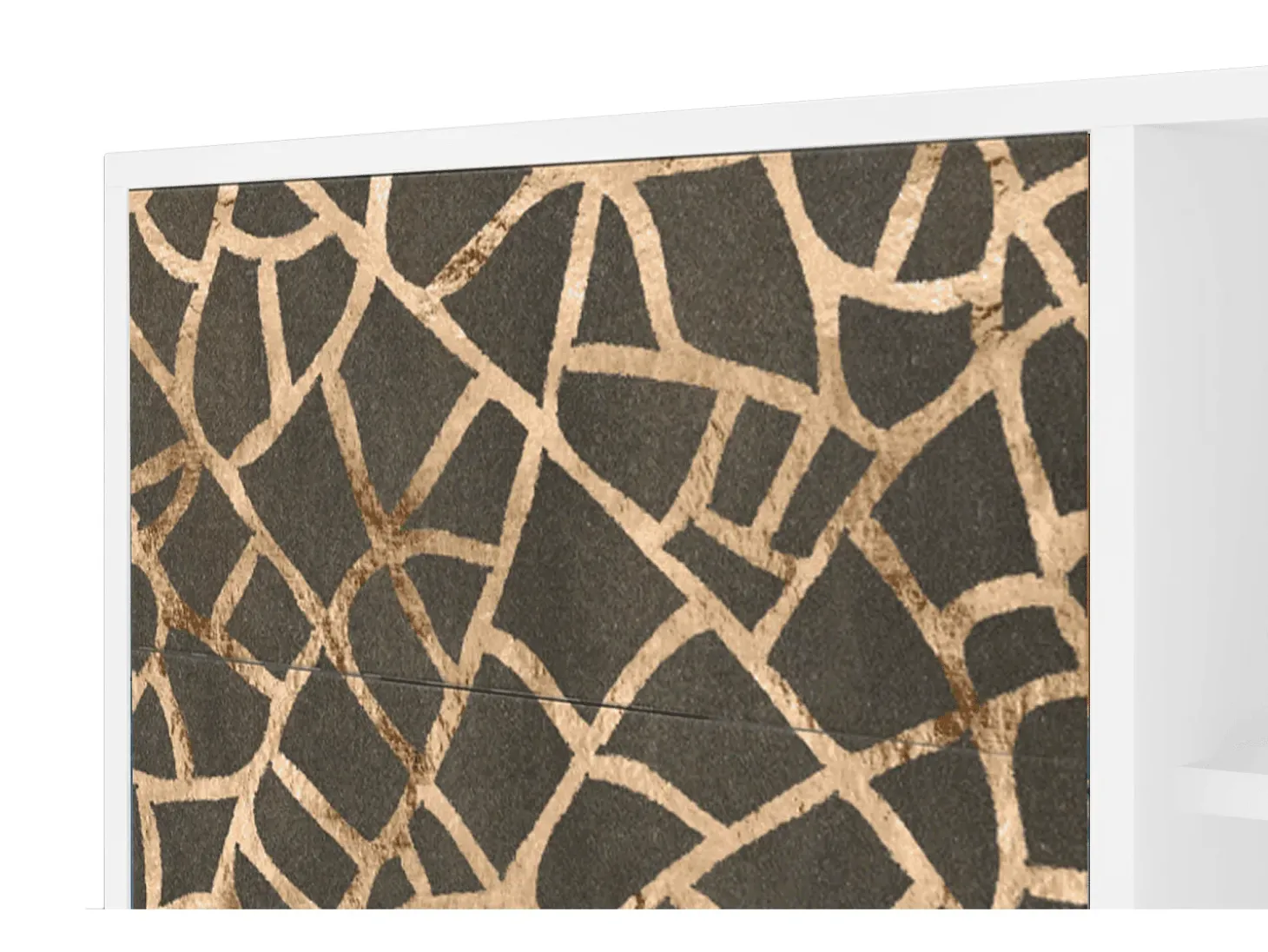 Aparador - 125x98x48 cm - BS2 - Enlarged Leaf, Blanco