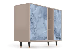 Aparador - 125x98x48 cm - BS2 - Feather Ice, Latte