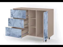 Aparador - 125x98x48 cm - BS2 - Feather Ice, Latte