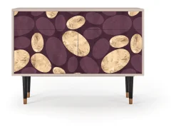 Aparador - 115x85x48 cm - BS4 - Fine Wine, Latte