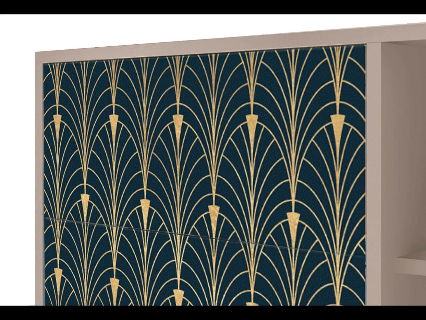 Aparador - 125x98x48 cm - BS2 - Flower of the Nile, Latte