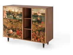 Aparador - 125x98x48 cm - BS2 - Garden of Delights , Nogal