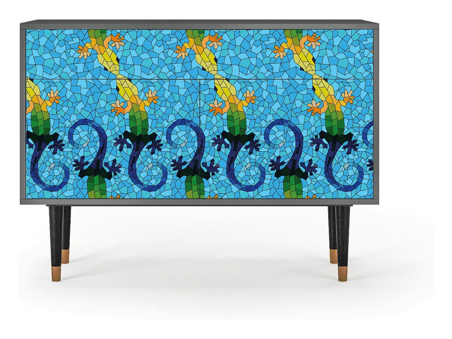 Aparador - 115x85x48 cm - BS4 - Gaudi's Lizard, Antracita