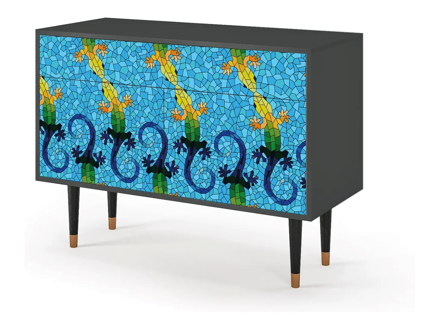 Aparador - 115x85x48 cm - BS4 - Gaudi's Lizard, Antracita