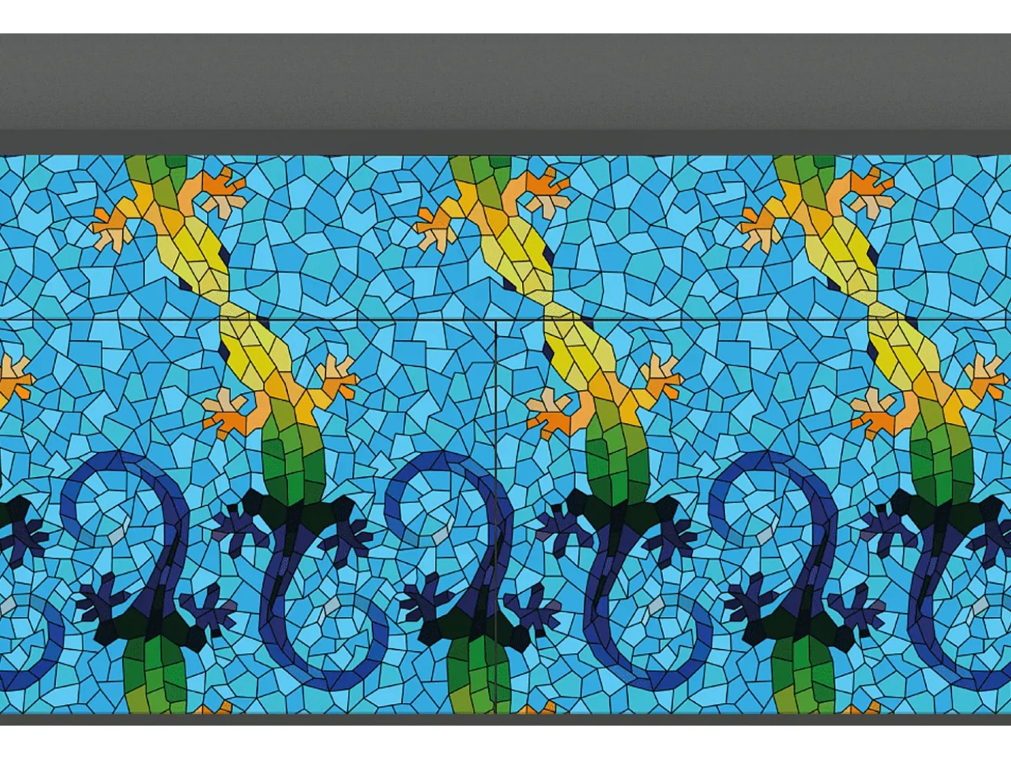Aparador - 115x85x48 cm - BS4 - Gaudi's Lizard, Antracita
