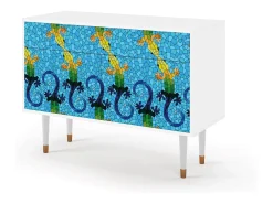 Aparador - 115x85x48 cm - BS4 - Gaudi's Lizard, Blanco