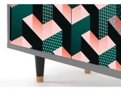 Aparador - 94x96x48 cm - BS3 - Geometric Madness, Gris